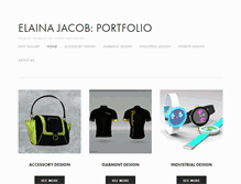 Tablet Screenshot of elainajacob.com